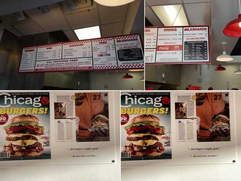 Five Guys Menu
