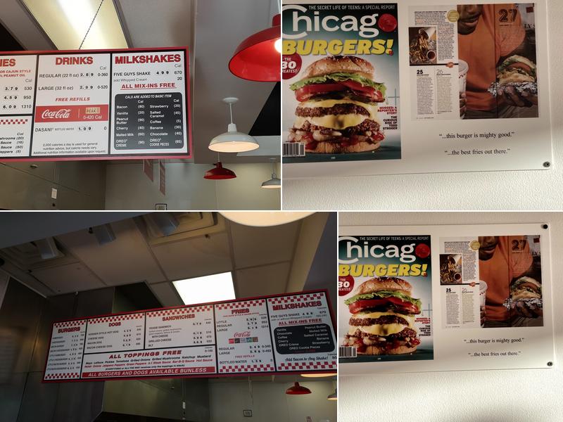 Five Guys Menu