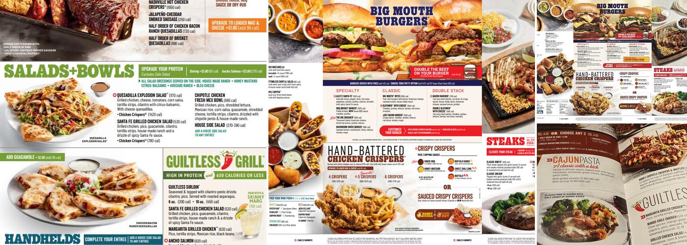 Chili's Grill & Bar Menu