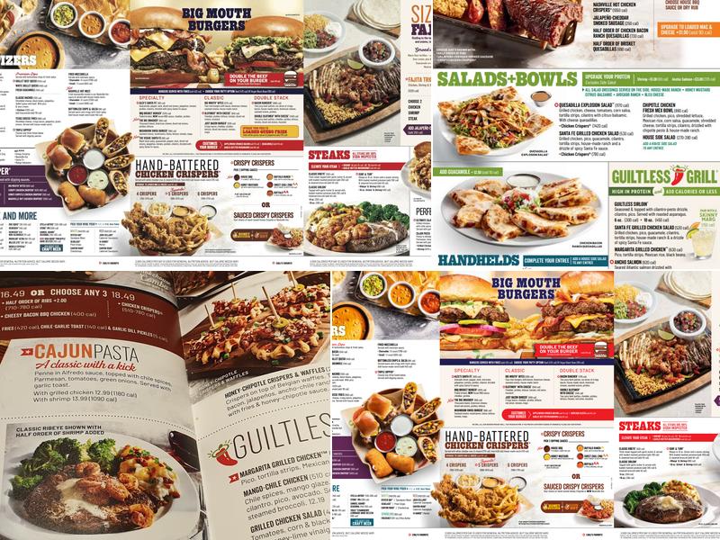 Chili's Grill & Bar Menu