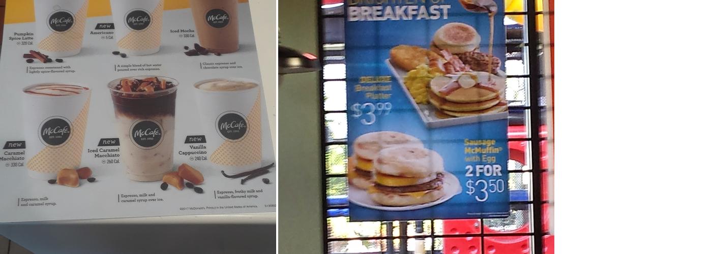 McDonald's Menu