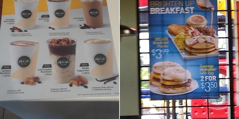 McDonald's Menu
