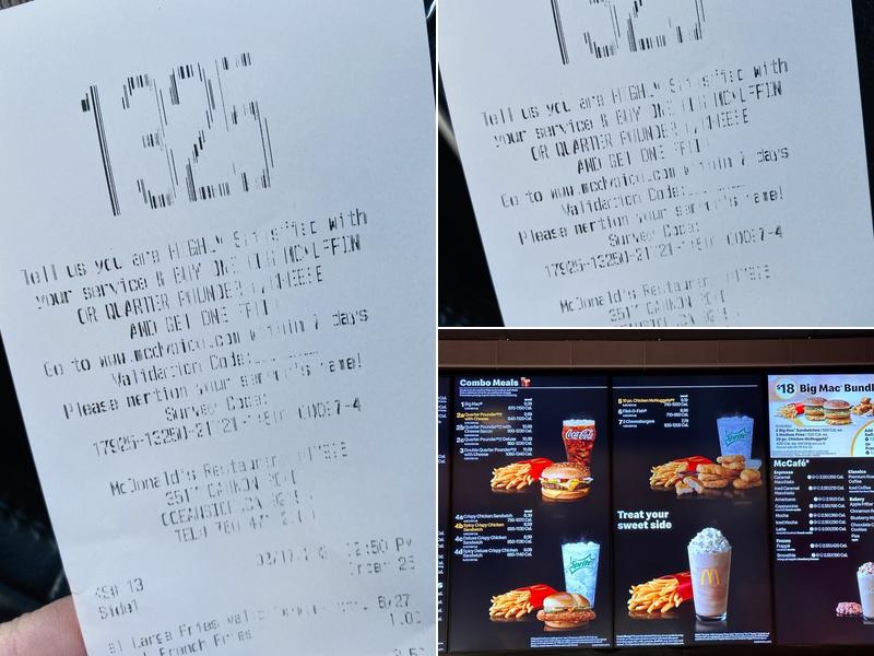 McDonald's Menu