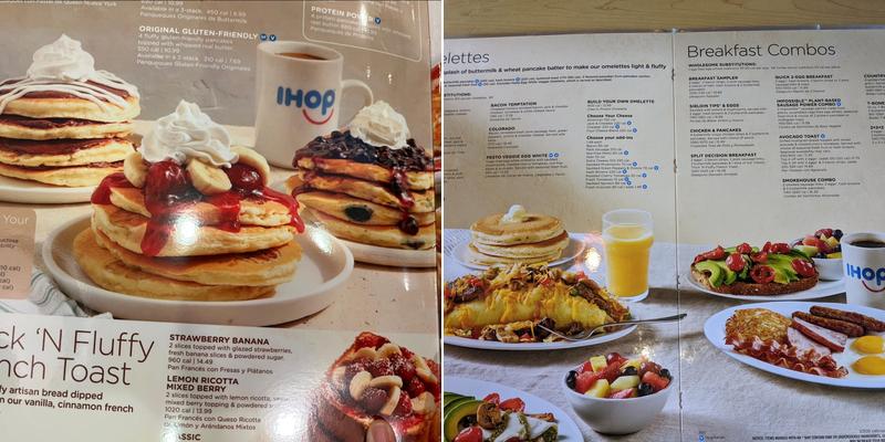 IHOP Menu