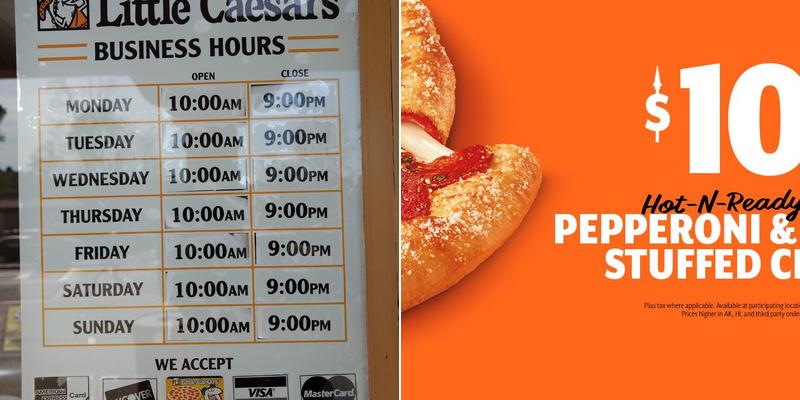 Little Caesars Pizza Menu