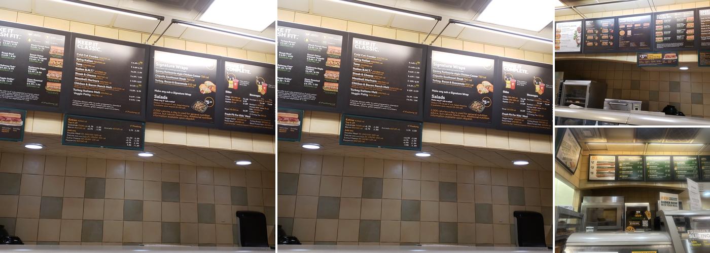 Subway Menu