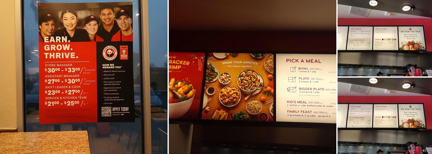 Panda Express Menu