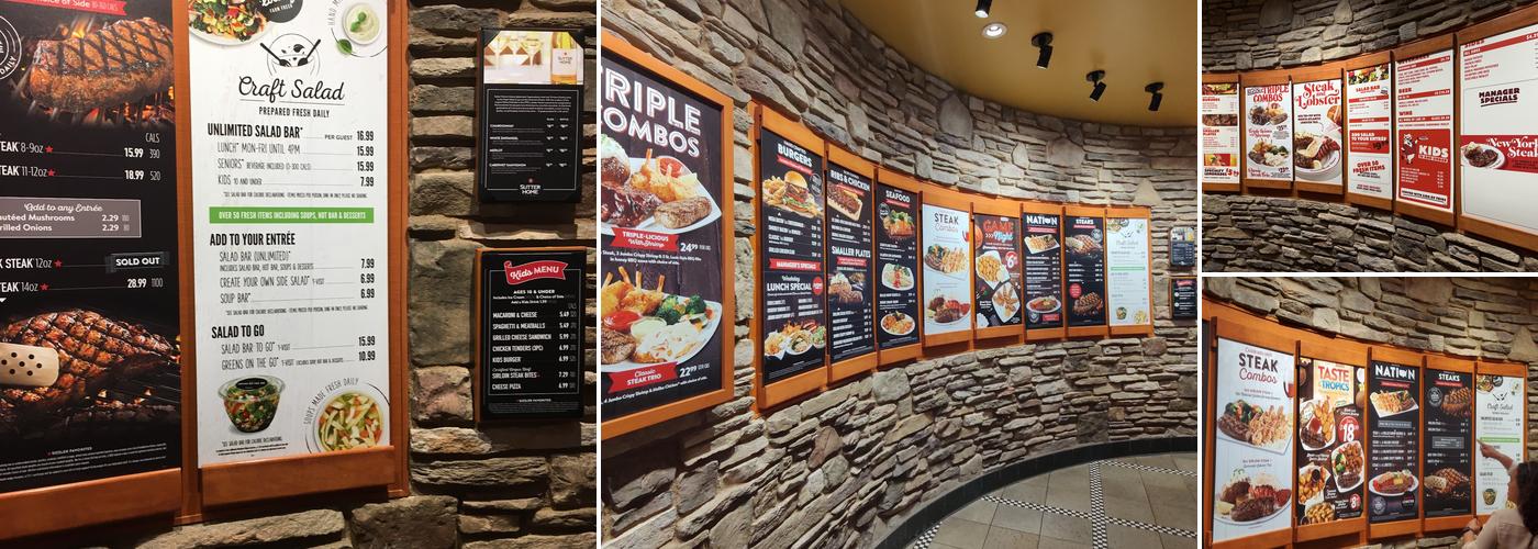 Sizzler Menu