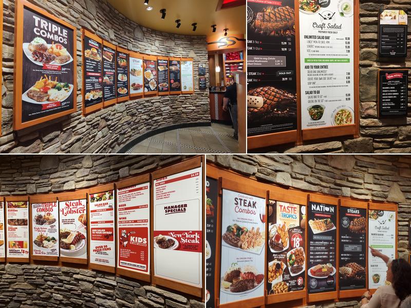 Sizzler Menu