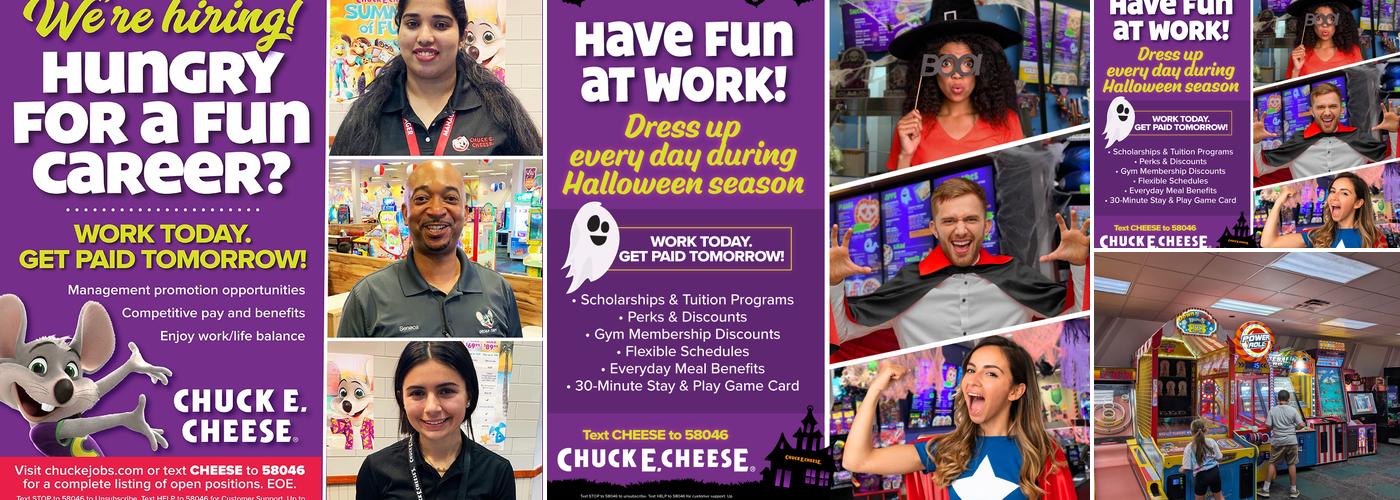 Chuck E. Cheese Menu