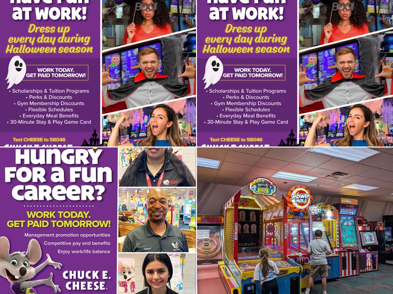 Chuck E. Cheese Menu