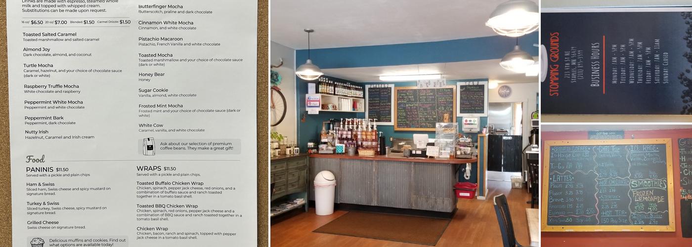 Stomping Grounds Menu