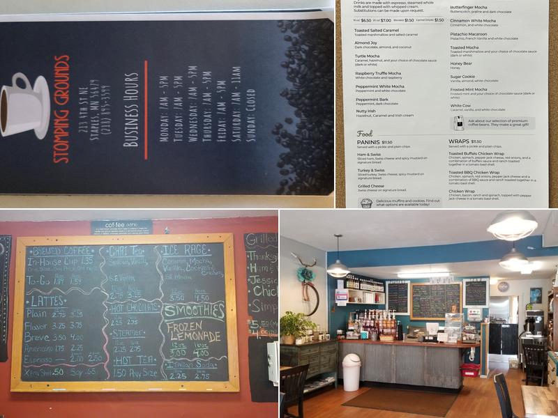 Stomping Grounds Menu