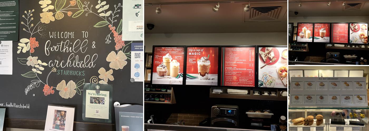 Starbucks Coffee Company Menu