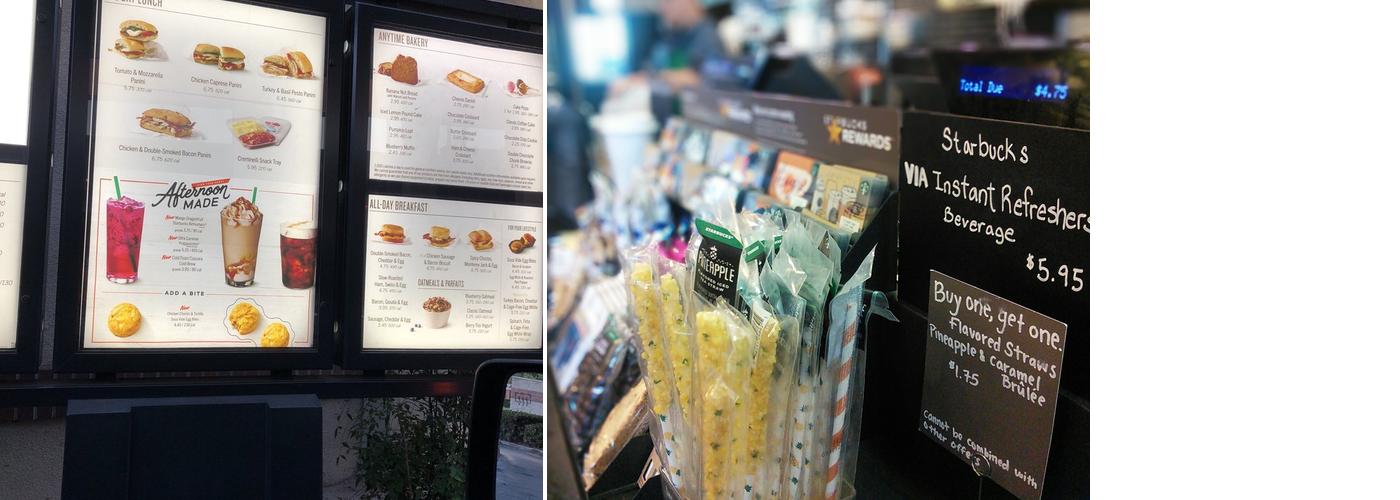 Starbucks Coffee Company Menu