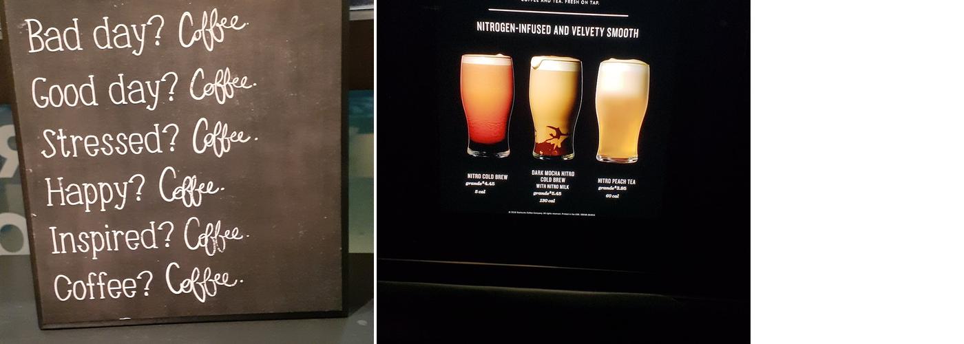 Starbucks Coffee Company Menu
