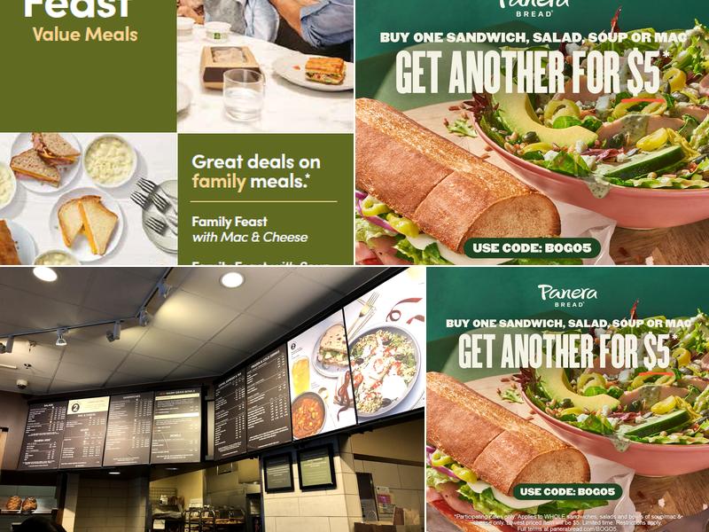 Panera Bread Menu
