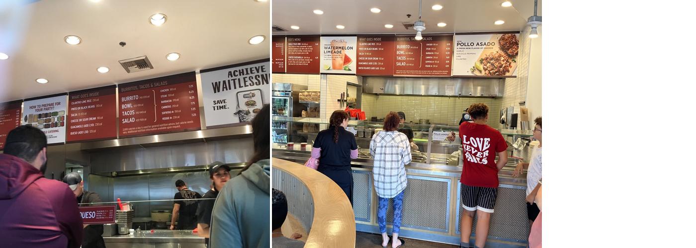 Chipotle Mexican Grill Menu