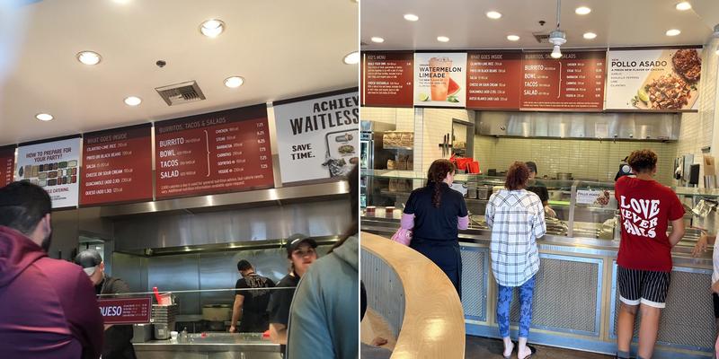 Chipotle Mexican Grill Menu