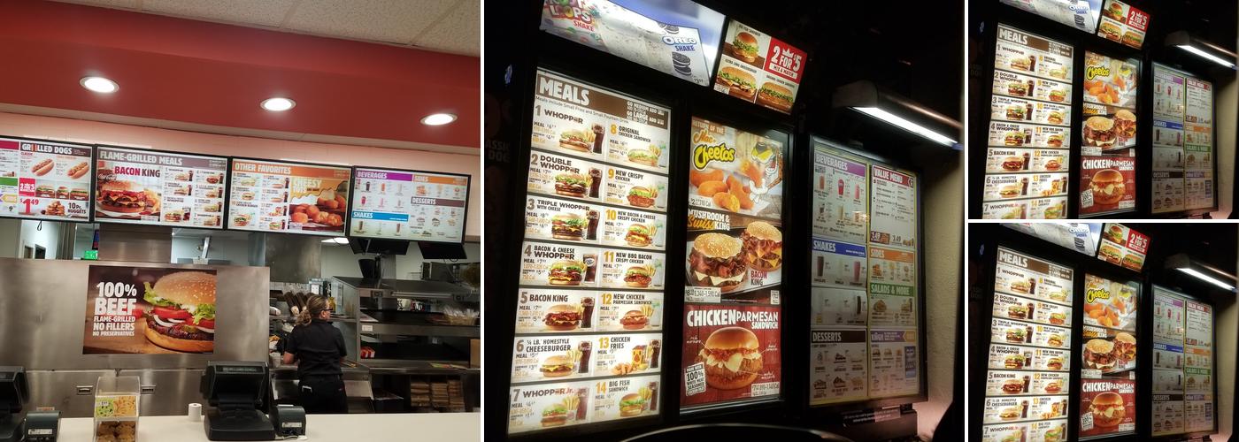Burger King Menu