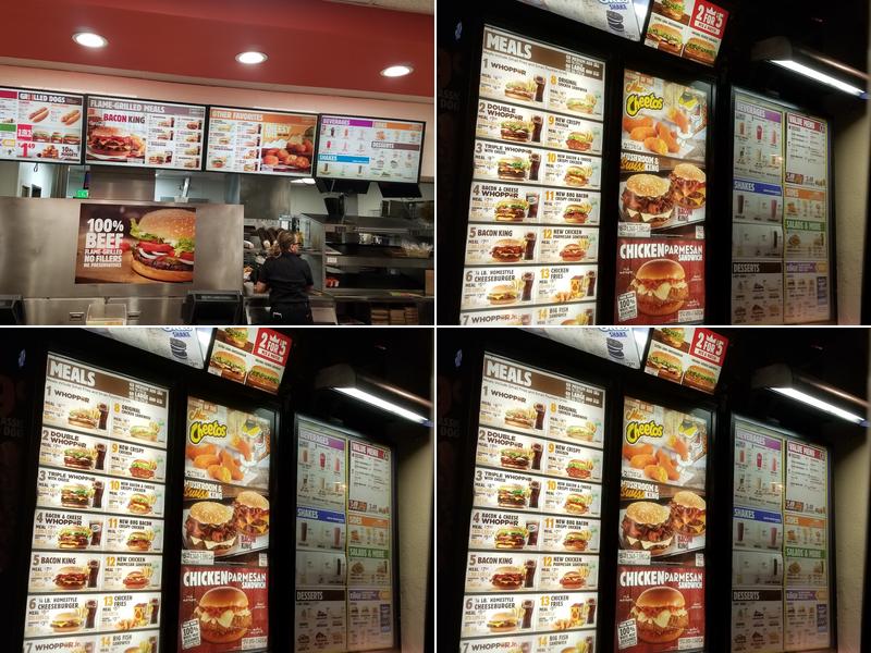 Burger King Menu