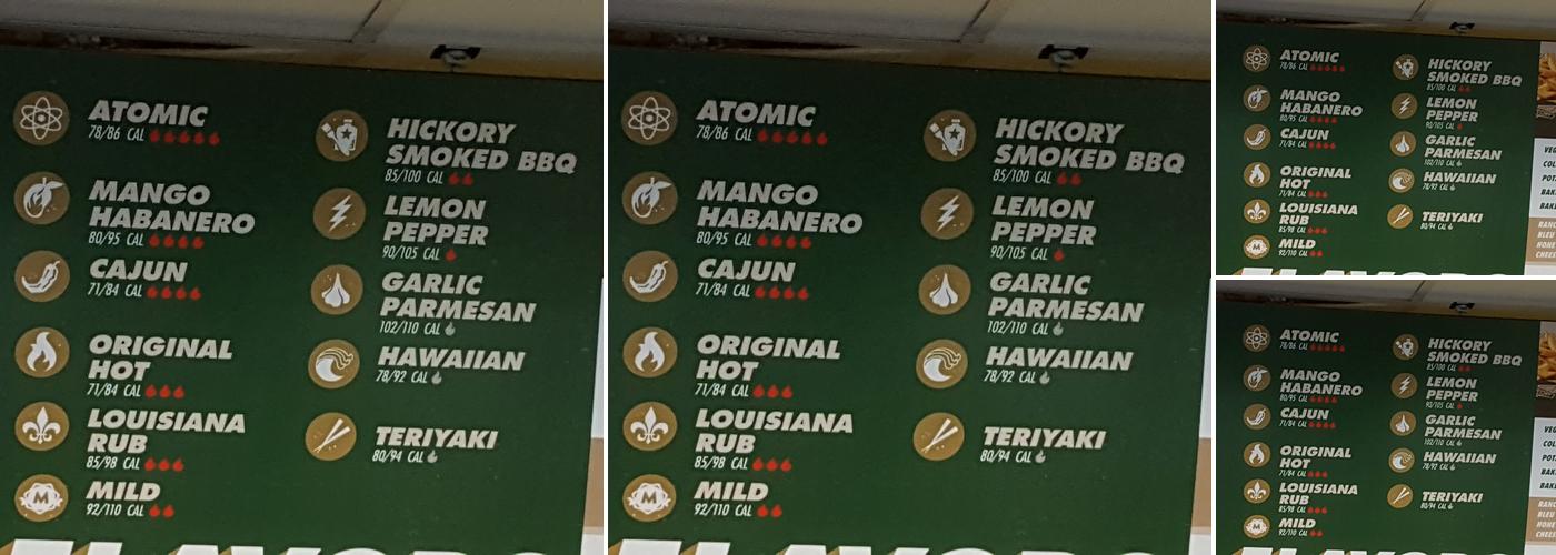 Wingstop Menu
