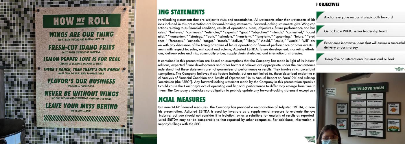 Wingstop Menu