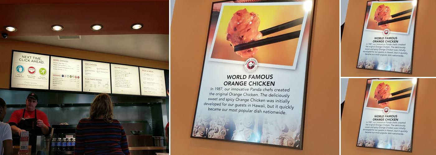 Panda Express Menu