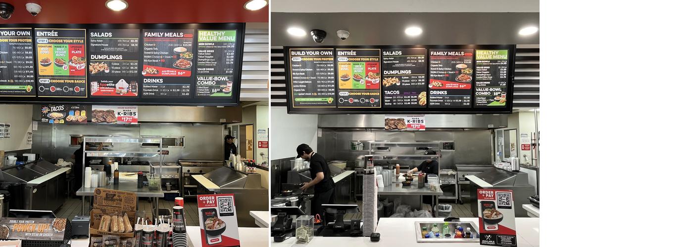 WaBa Grill Menu