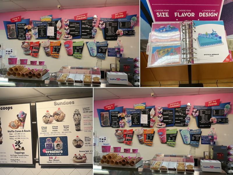 Baskin-Robbins Menu