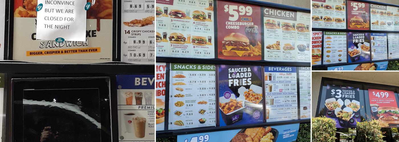 Jack In The Box Menu