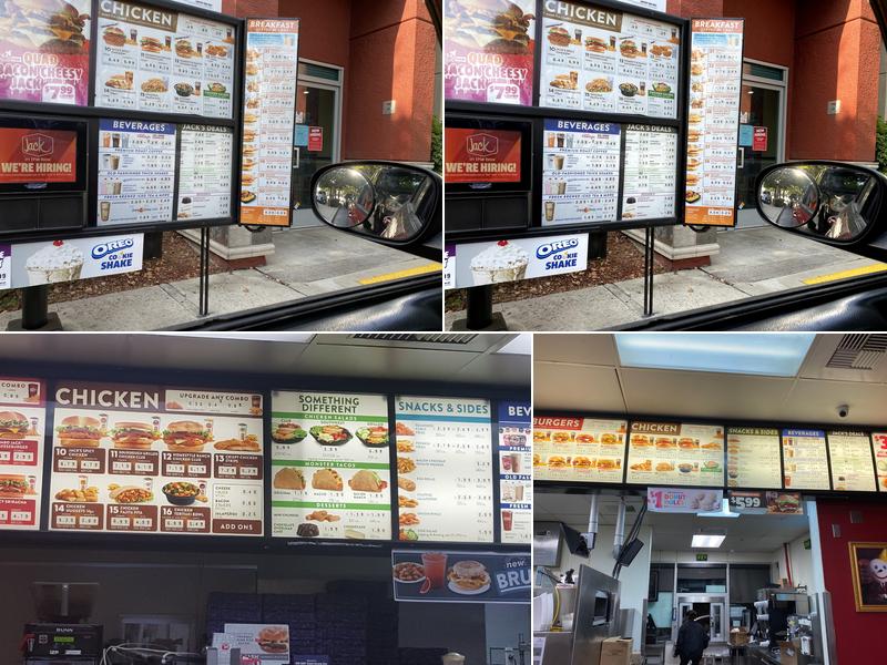 Jack In The Box Menu