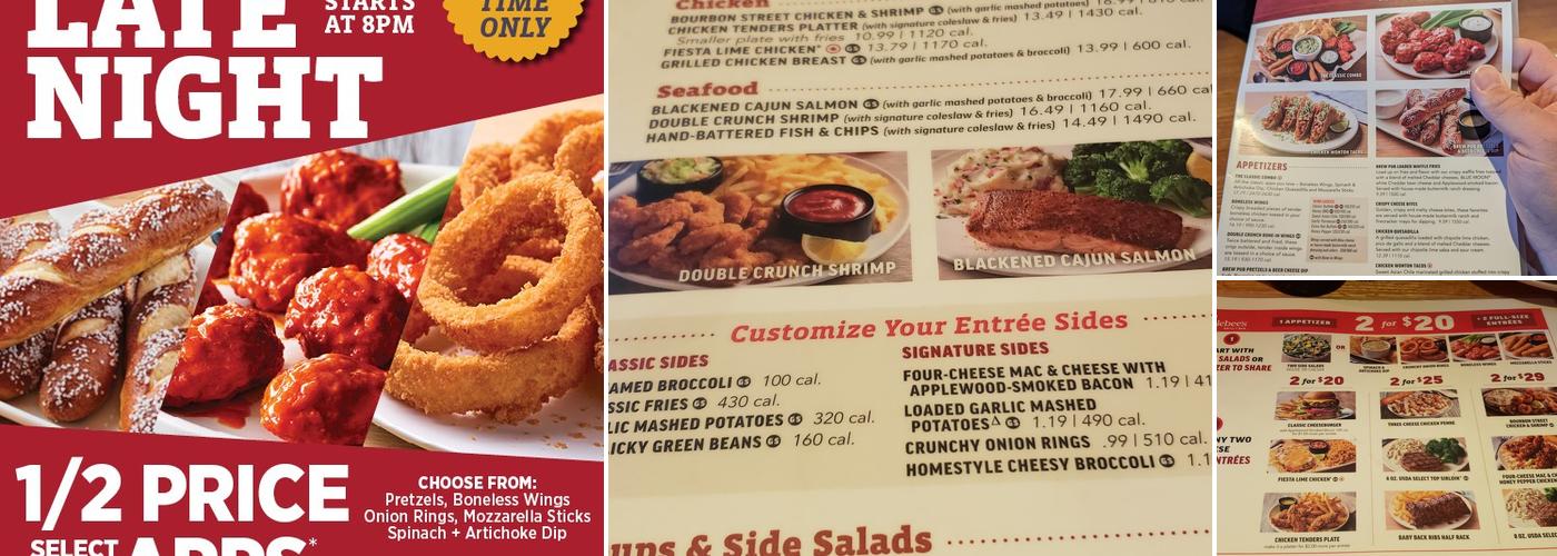 Applebee's Grill + Bar Menu
