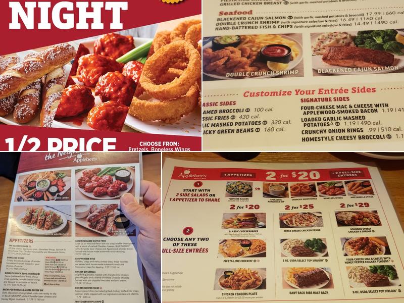 Applebee's Grill + Bar Menu