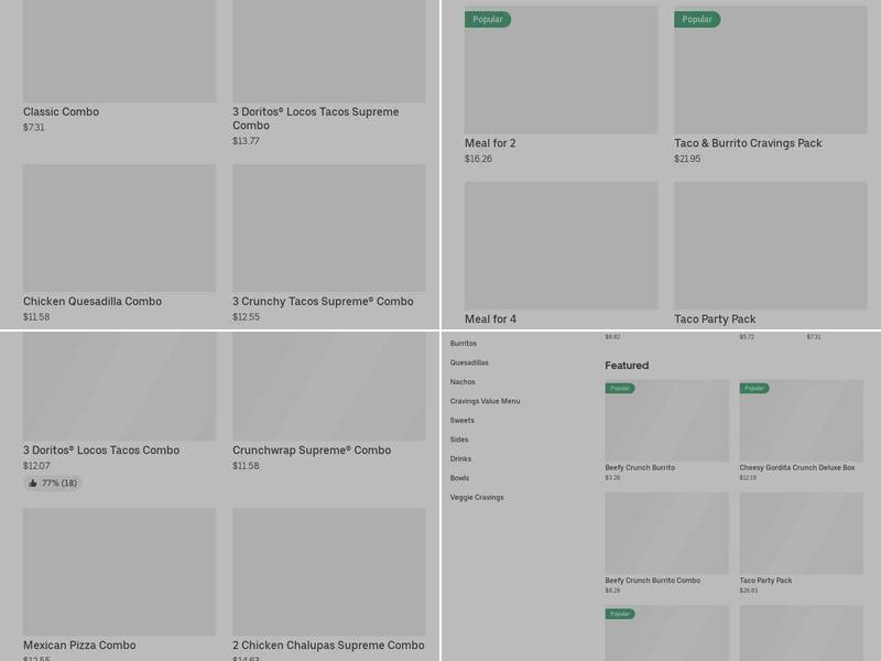 Taco Bell Menu