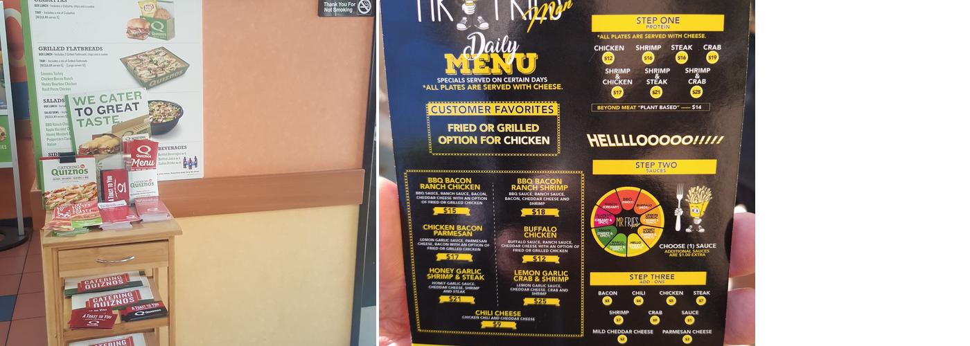 Starbucks Coffee Company Menu