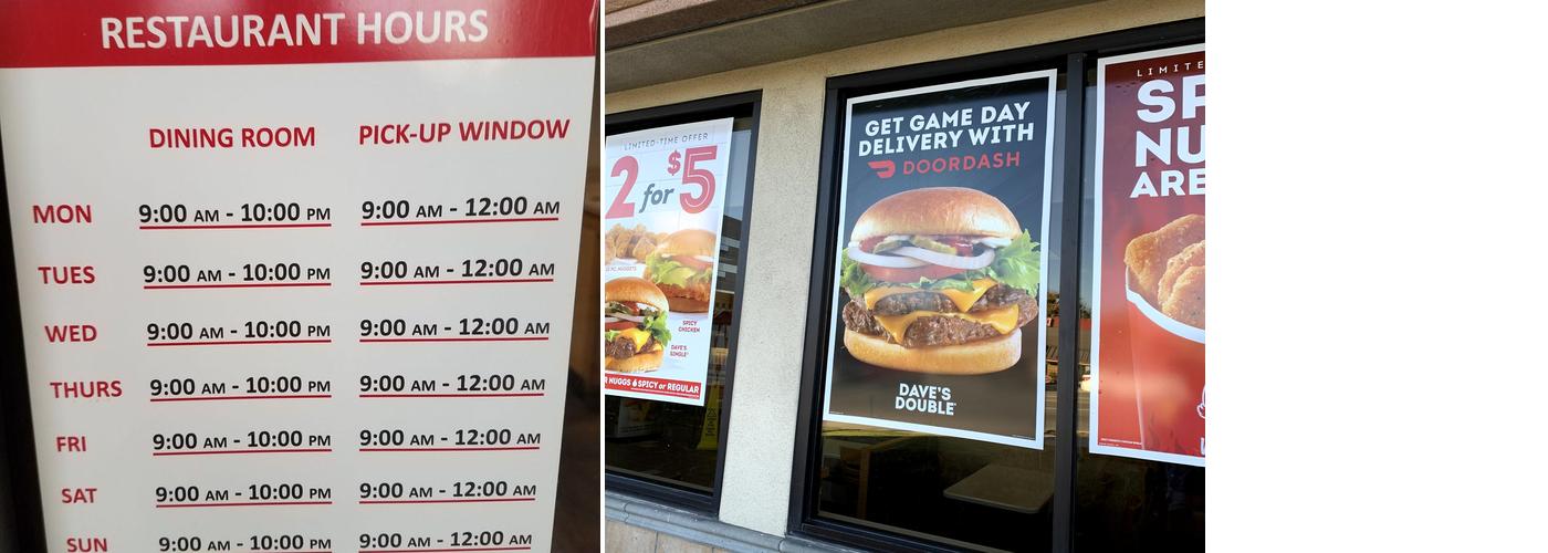 Wendy's Menu