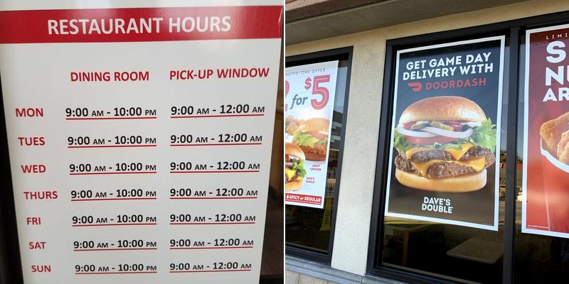 Wendy's Menu