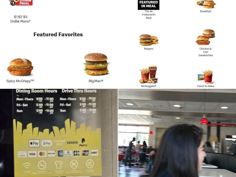 McDonald's Menu
