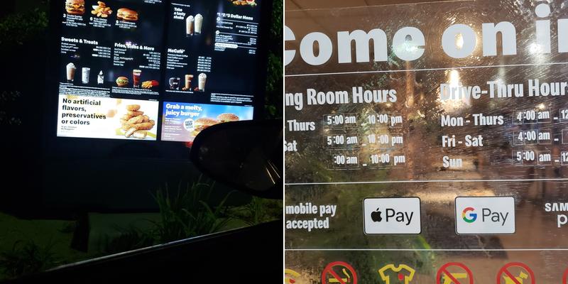 McDonald's Menu