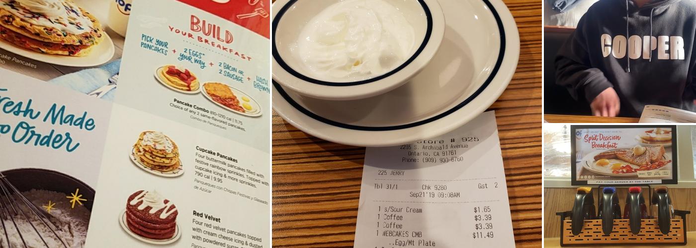 IHOP Menu