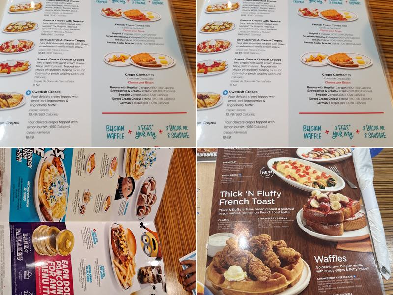 IHOP Menu