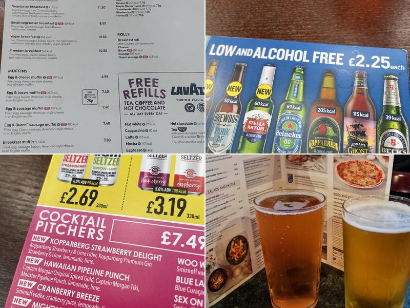 The Sir Walter Scott - JD Wetherspoon Menu