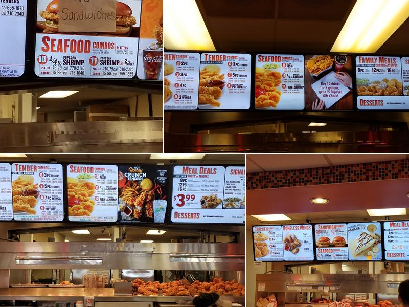 Popeyes Louisiana Kitchen Menu
