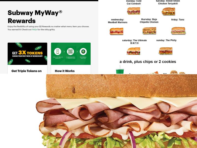 Subway Menu