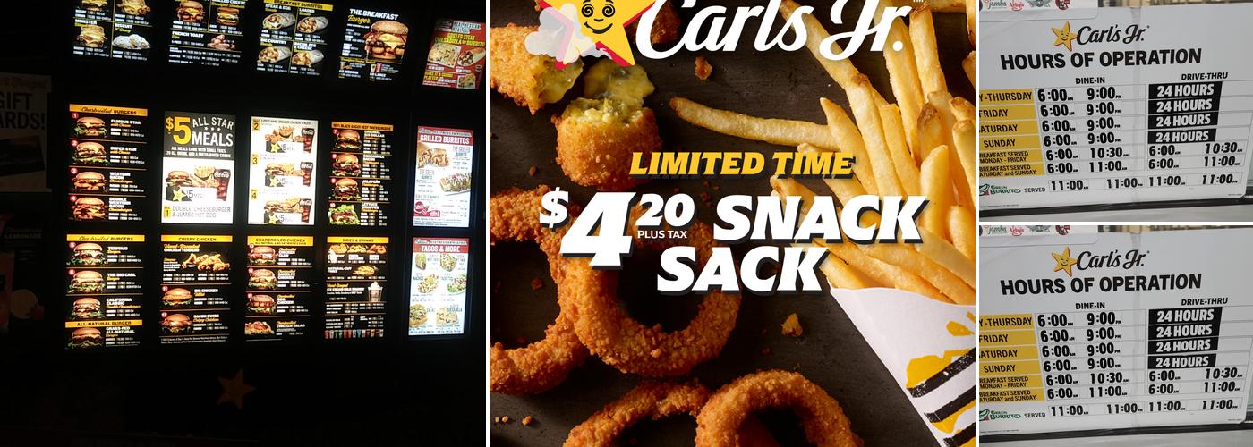 Carl’s Jr. Menu