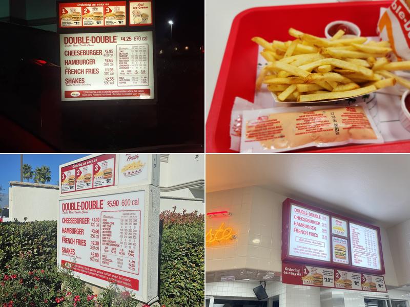 In-N-Out Burger Menu