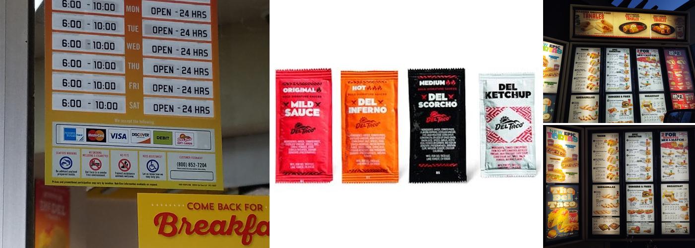 Del Taco Menu