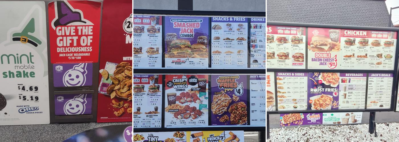Jack In The Box Menu