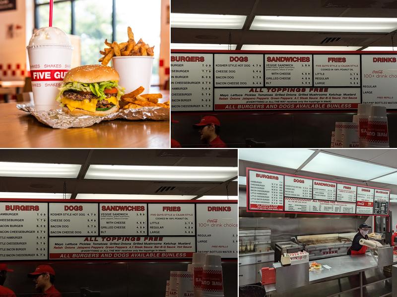 Five Guys Menu